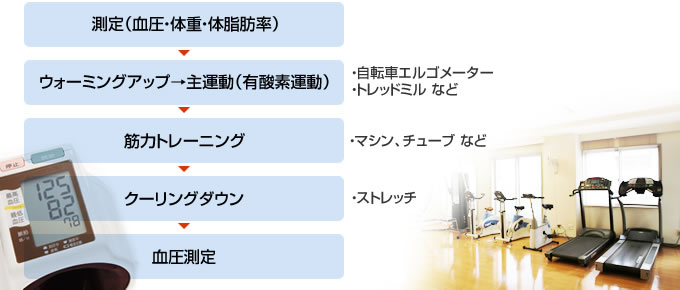 1回の運動の流れ